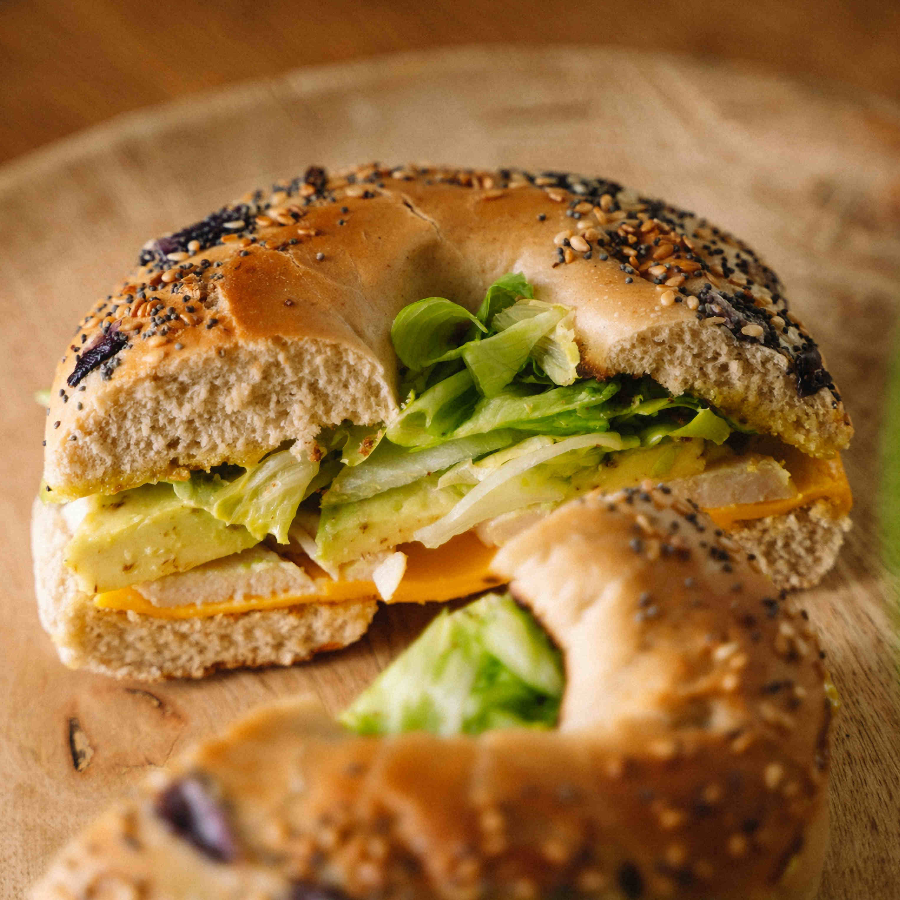 bagle sandwich