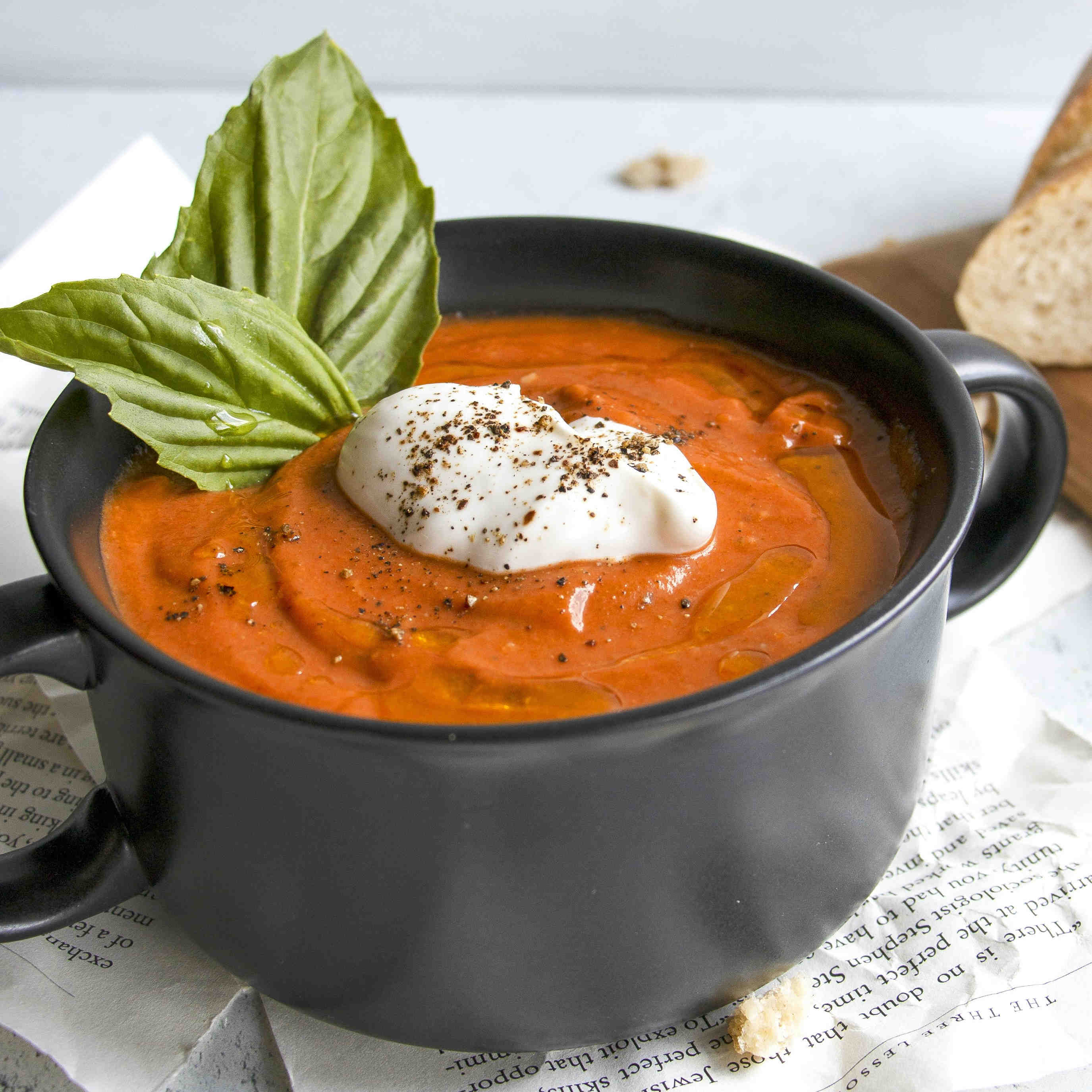 Tomato basil soup